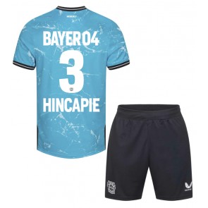 Bayer Leverkusen Piero Hincapie #3 Tredjeställ Barn 2023-24 Kortärmad (+ Korta byxor)